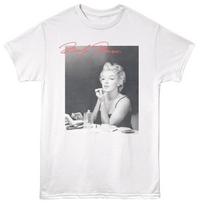 Marilyn Monroe Putting On Makeup Vanity Signature Men's T Shirt S
