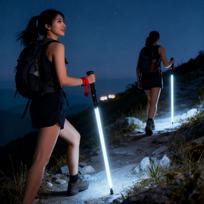 Professional Ultra-Light Luminous Walking Stick for Night Climbing and Hiking Convenient Cork Climbing Equipment balta