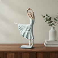 Ballet Dancer Figurine Artistic Style Girl Sculpture Elegant Design Ballerina Statue for Rrw2030-1