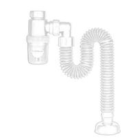 1Pcs Universal Kitchen Bathroom Accessories Anti-blocking Deodorant Anti-Odor Plumbing Sink Drain Pipe Sink Hose Sewer Pipe balta