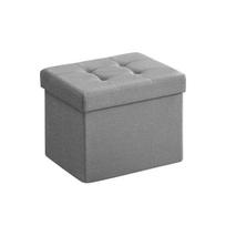 Pufas 31x41x31cm., pilkos spalvos