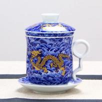 Chinese Ceramic filter tea mug,Coffee Mugs Camping Drinkware White porcelain tea cup,Coffee Milk Tea Mug Afternoon tea cups 400ml