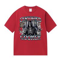 Funny Certified Gooner Screaming Possum Meme T Shirts Men Vintage Fashion Short Sleeve T-shirt O-Neck Unisex 100% Cotton T-shirt S
