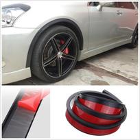 2x 59  Universal Car Wheel Fender Flares Trim Protection Strip Rubber Black USA