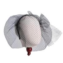 Wedding Veil Headband for Bridal Shower Birdcage Mesh Veil Hair Hoop Dinner Party Props Headdress Women Head Accessories juoda