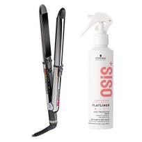 Babyliss Pro Elipsis 3100 24Mm Bab3100Epe + Schwarzkopf Osis Flatliner Heat Protection Spray 200Ml, 24 mm