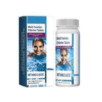 Efficient Pool Cleaning Chlorine Tablets Family Safe Swimming Pool Chlorine Tablets for Quick Soluble Pollution Removal 1 blue