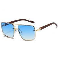 Madingi Retro Kvadratiniai Metaliniai Rėmeliai Moteriški Originalaus Prekės Ženklo Dizaino Vairavimo Akiniai Nuo Saulės Nauji Dvigubo Tilto Pilotiniai Akiniai Nuo Saulės golden frame