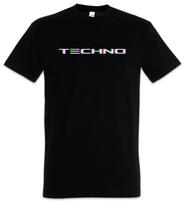 Techno Glitch Marškinėliai Vyrams Moterims T-Shirt Viršus Garso Sintezatorius LFO Garso Banga Electro DJ MC Elektroninis L black