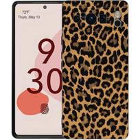 Leopard Cheetah print Phone Case For Google Pixel 8 7 6 Pro 8A 6A 7A 5G Soft Silicone Shockproof TPU Black Cover Fundas Pixel 8A