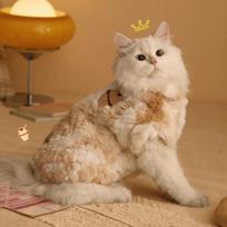 Cat Clothes Winter Anti-hair Loss Ragdoll Cat Kitten British Shorthair Pet Kitten Winter Warm Cat Autumn and Winter Clothes XS(0.5-1.5KG) brown