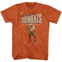 BUCKWHEAT T-Shirt Adult The Little Rascals Licensed Antique Orange Heather Merch Unisex T-Shirt S