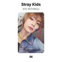 Stray Kids ATE WITHMUU Official Photocard FELIX gray
