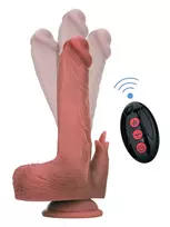Heated Thrusting & Rotating Dildo With Clitoral Stimulation