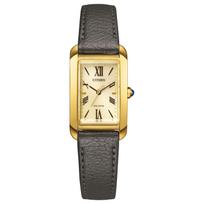 CITIZEN L SQUARE Collection Rectangular Solar Powered Watch [CITIZEN] Eco-Drive Watch, Gold, EW5622-09P, Women's beige