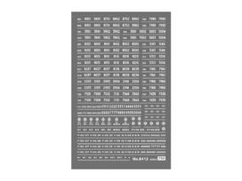 Greenmax N gauge 6413 Vehicle markings White Hanshin commuter train Kiha 04 series / balta