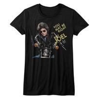 Billy Joel You May Be Right Black Junior Women's T-Shirt S