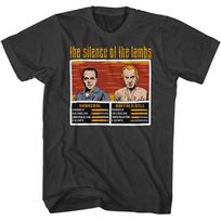 Silence of the Lambs Hannibal vs Bill Smoke Adult T-Shirt M