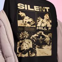 Silent Hill F Shirt -Horror Game Tshirt,Gamer Graphic Tees L