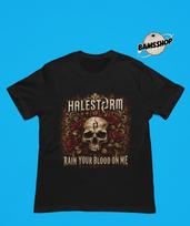 Halestorm T-Shirt - Rock Music Shirt - Everest Album - Rain Your Blood on Me - Merch Tee - Gift Unisex Rocker Clothing 3XL