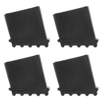 4Pcs Non Slip Rubber Ladder Leg Feet Pads for Folding and Telescopic Ladders