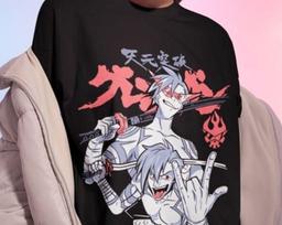 Kamina Tengen Toppa Gurren Lagann T-Shirt, Kamina Tee, Simon, Yoko, Mecha, Anime Shirt, Aesthetic, Manga Tee, Japanese Movie, Shounen S