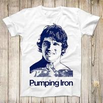 Pumping Iron Bodybuilding Film Arnold GYM Top Tee Best Seller Birthday Gift Men Women Unisex T-Shirt 3247 S