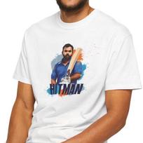 Rohit Sharma Hitman Graphic T-Shirt, Cricket Fan Gift, Comfort Colors Cotton Tee M