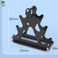 3-Tier Home Dumbbell Storage Rack