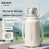 RELEA Dual-Drink Insulated Bottle with Nano Ceramic Liner
