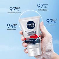 NIVEA Men Acne Control Oil Removal Face Wash 100g