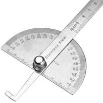 100MM PLATE TYPE PROTRACTOR 0-180 Degree 0-1