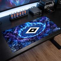 Hamburger SV Football Print Large Mouse Pad, Anti-Slip Extended Gaming Desk Mat for Office Home 30cmx60cm（11.8x23.6inch）