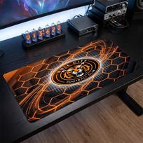 Hull City Football Print Large Mouse Pad, Anti-Slip Extended Gaming Desk Mat for Office Home 30cmx60cm（11.8x23.6inch）