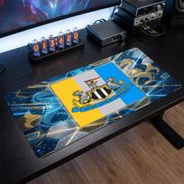 Newcastle United Football Print Large Mouse Pad, Anti-Slip Extended Gaming Desk Mat for Office Home 30cmx60cm（11.8x23.6inch）