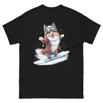 Shetland Sheepdog Snowboarding Fun Snowboarder T-Shirt XXXXL