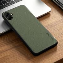 Phone Case - For Samsung for Galaxy A05 A05S A06 A07 Case Easy Solid Color Faux Leather Stylish Phone Case Galaxy A05 žalia