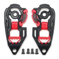 Pair Motorcycle Helmet Visor Shield Gear Base Plate Lens Holder for AGV K1 K3SV K5 / K3 K4