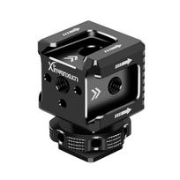 Triple Cold Shoe Mount Adapter Monitor Hot Shoe Extension Seat Mic Fill Light Bracket Holder for DSLR Camera Cage Rig juoda