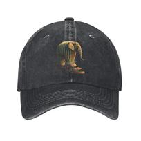 Vintage Lirili Larila Funny Italian Brainrot Meme Baseball Caps Unisex Distressed Denim Snapback Hat  Adjustable Caps Hat as shown
