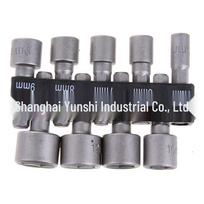 Magnetic 1/4  to 3/8  Socket Adapter - Chrome Vanadium Steel, Impact-Resistant, High-Torque Converter