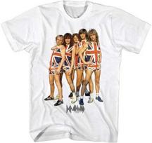 Def Leppard Band Matching Union Jack Men's T Shirt Rock Music Band Merch L