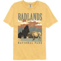 United States Badlands National Park South Dakota Mountain Musk Ox Men's T Shirt 3XL