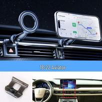 Magnetic Phone Holder for Lincoln Models: Z, Adventure, Navigator, MKC, Continental, MKZ, Aviator Magnetic Holder + Base
