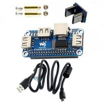 Keitiniai priedai iš USB į Ethernet RJ45 prievadas USB HUB skirstytuvas, suderinamas su 4B/W