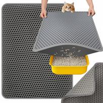 XXL katų kraiko kilimėlis – pilkas 120x70 cm