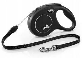 Automatinis pavadėlis FLEXI New Classic S, virvė 8 m – šunims iki 12 kg