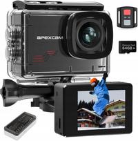 Veiksmo kamera APEXCAM M80 4K 60FPS 48MP su 64GB kortele