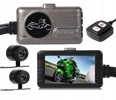 Vaizdo registratorius motociklui FULL HD, 3″ ekranas