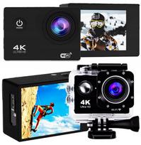 Veiksmo kamera ULTRA HD 4K WIFI PRO X, atspari vandeniui iki 30 m, su laikikliais